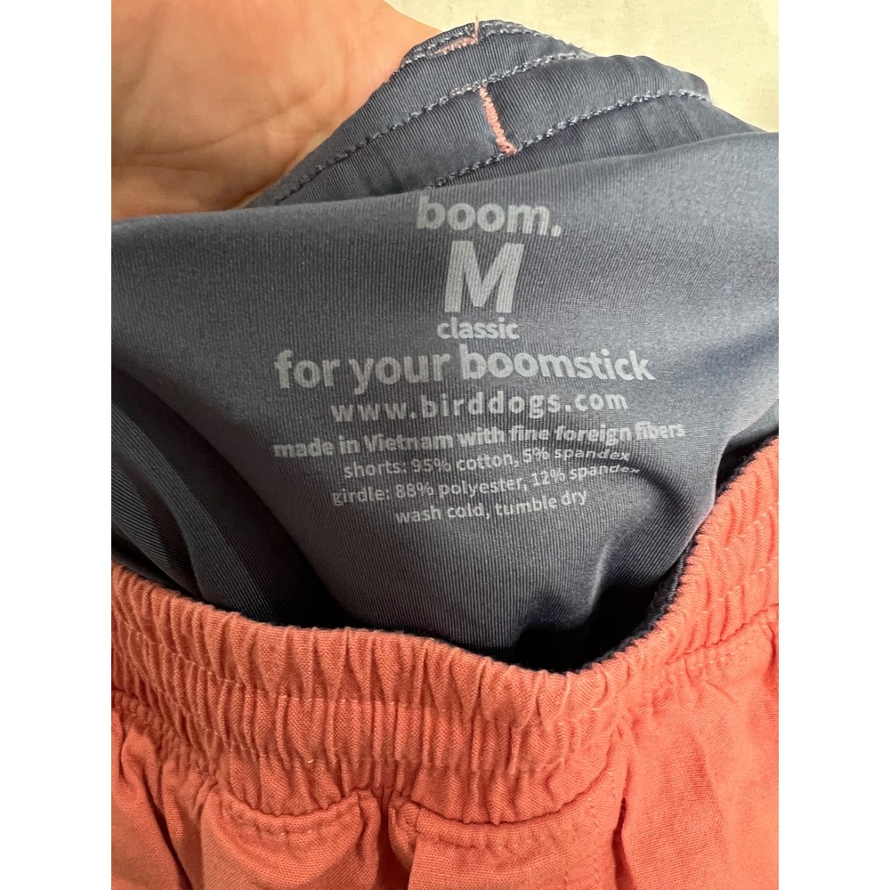Birddogs Boom For Your Boomstick Shorts Mens M Classic Coral Lined 7" Athleisure - Picture 3 of 11